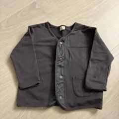 【美品】petit main ブラウン　カーディガン 100