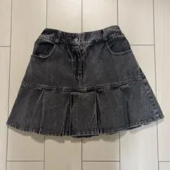 INGNI プリーツスカート デニム レディース グレー