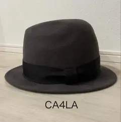 CA4LA ウールフェルトハット チャコールグレー