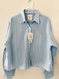 新品　ユニクロ×JWA オックスフォードシャツ ブルー WOMEN M