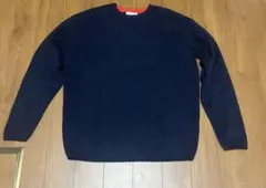 LACOSTE ネイビー クルーネック トレーナー US S