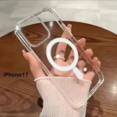 【大人気】iPhone 17 マグセーフ対応クリアケース