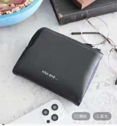 niko and... ブラック 二つ折り財布 ミニサイズ 美品