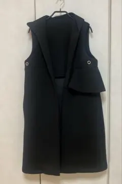 再入荷ポケットパール ロングベスト ジレ deuXAmour ロングベスト本日 