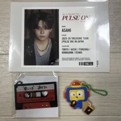 TREASURE truz hikun アサヒ レ カセットアクリルキーホルダー