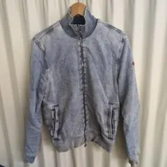 I*I様 DIESEL ディーゼル ダブルジップスウェット デニムトラック Lサ