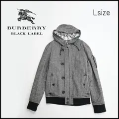 ■ 48951 バーバリーブラックレーベル NB-2 ヘリンボーン ブルゾン