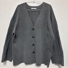 秋冬服 SLY グレー Vネック カーディガン