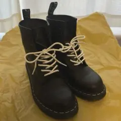 ドクターマーチン＊Dr Martens 27.5cm ホワイトステッチ ブーツ