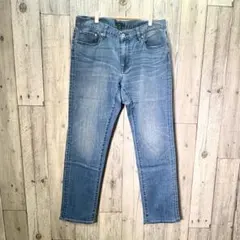 UNIQLO JEANS ユニクロジーンズ(33×84)ストレートデニムパンツ