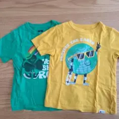 GAP　Tシャツ2枚セット（イエロー・グリーン）