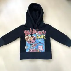 Hysteric Mini フード付きトレーナー　パーカー　ヒスミニ　80 黒