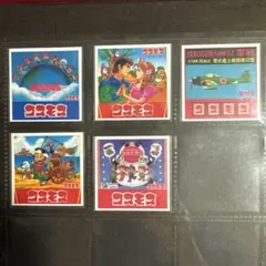 米国・キャラ】ミッキー&ベティ&ポパイ各5枚セット 昭和めんこ メンコ