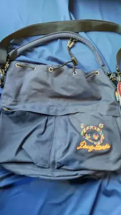 ドラッグストアーズ♪豚ちゃん刺繍2wayバッグ♪巾着