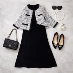 セレモニー　フォーマル　オケージョン　L 大きいサイズ　ママコーデ　ママスーツ