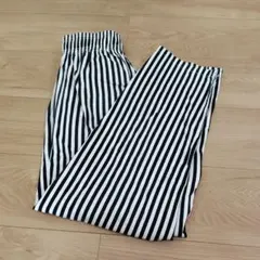 GU シェフパンツ【Sサイズ】ストライプ柄