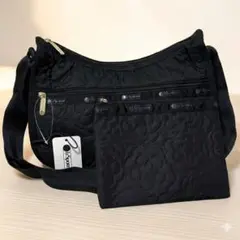 レスポートサック　パフィブロッサムズ　クラシックホーボー　ポーチ付き