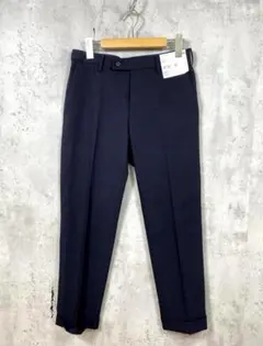 新品 UNIQLO ユニクロ 感動 パンツ ウエスト73×レングス76ネイビー