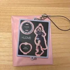 イコラブ ＝LOVE 野口衣織 ミニくじ vol2 黒衣装 アクスタキーホルダー