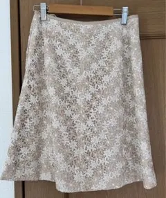 TOCCA スカート　ベージュ　花柄　サイズ0のサムネイル
