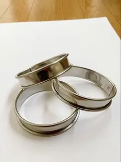 【マトファー 】タルトリング7cm 【3個 】お菓子作りのサムネイル