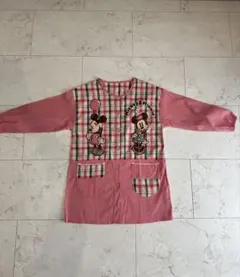 保育士エプロン　ディズニー　ミッキーミニー　スモック　割烹着