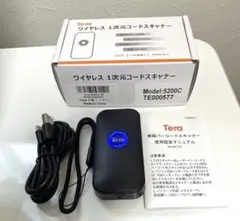 ほぼ新品　Tera ワイヤレス　バーコードスキャナー　5200C