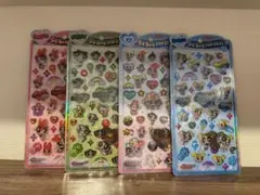 パワーパフ　ガールズ　うるちゅる　ポップシール　4枚セット