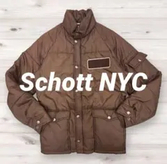 ヴィンテージ SCHOTT NYC ショット レーシングジャケット ダウン