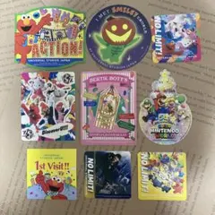 ユニバ USJ 記念シール スマイリー ハリポタ 百味ビーンズ マリオ キティ