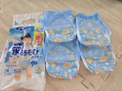 ムーニー 水あそびパンツ Lサイズ 9-14kg　4枚のサムネイル
