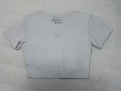 Alexia Stam アリシアスタン クロップド丈 Tシャツ 半袖 ホワイトのサムネイル
