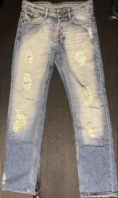 D&G DOLCE&GABBANA ダメージデニムパンツ 34