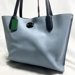 コーチ ウィロウ トートバッグ ターンロック A4 レザー 3室 A4可 大容量