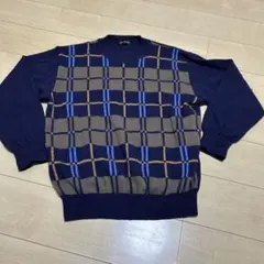 t*1様 イヴサンローラン ニット セーター ヴィンテージ 古着 幾何学模様✨