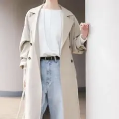 新品タグ付き★ アーバンリサーチ ドロストトレンチコート　ベージュ　サイズ36