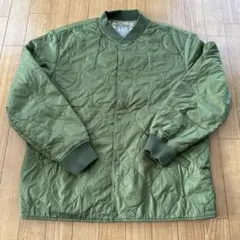 GAP キルティングジャケット カーキ メンズ