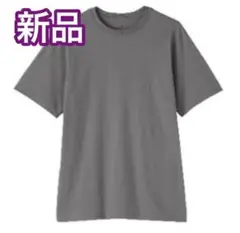 新品⭐️無印良品 脇に縫い目のないクルーネック半袖Tシャツ グレー Sのサムネイル