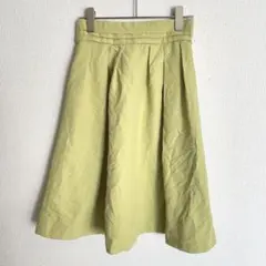 ROPE PICNIC ライトグリーン フレアスカート 38サイズ