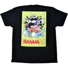 らんま1/2　Tシャツ　XLサイズ　黒　マンガT　アニメT　オフィシャル *