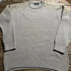 Bershka ベルシカミリタリーバンズウールニットセーターベージュMサイズのサムネイル