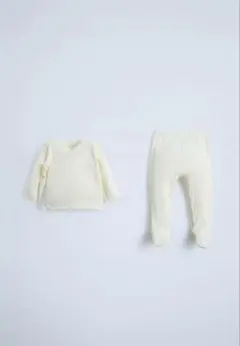 ZARA ホワイト セットアップ 3-6ヶ月