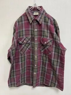 90s FIVE BROTHER チェック柄ネルシャツのサムネイル