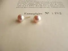 淡水パール スタッドピアス No.003