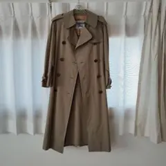 ベージュ トレンチコート ウエストベルト付き