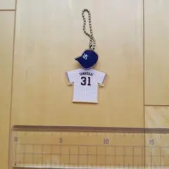 ヤクルトスワローズ　スワポン　山崎選手　アクリルキーホルダー