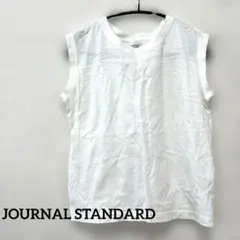 JOURNAL STANDARD 汗ジミ防止 ノースリーブ カットソーホワイト