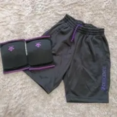 極美品　デサント バレーボール パンツ&膝サポーターセット　Мサイズ