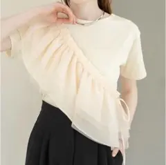 hinari チュールフリルTシャツのサムネイル