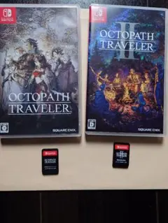 オクトパストラベラーⅠ& II パッケージ版２本美品スクエニSwitch版